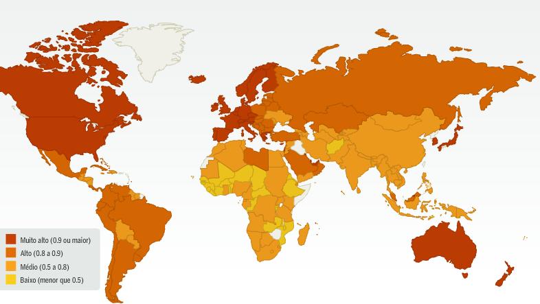 Brasil fica em 75º no Índice de Desenvolvimento Humano