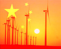 China ultrapassa crescimento nos EUA e UE em energia eólica 