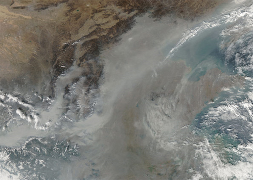 Poluição da Ásia roda o mundo pela estratosfera 
