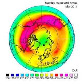 Cientistas franceses detectam destruição recorde de ozônio no Polo Norte