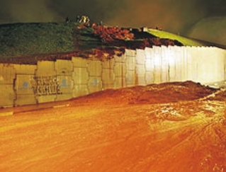 Chuva paralisa captação de água em Guaratuba