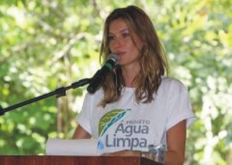 Gisele Bündchen lança Projeto Água Limpa no RS