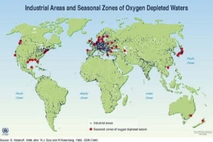 Zonas Mortas dos oceanos - um dado alarmante